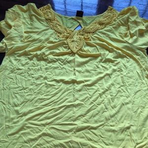 Faded Glory yellow top